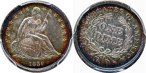 GFRC Open Set Registry - Sacandaga 1839 Seated No Drapery 10C