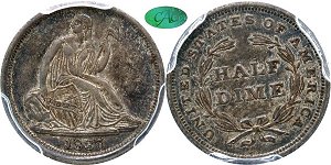 GFRC Open Set Registry - Dale Miller 1837-1838 Seated No Stars 5C