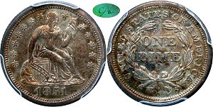 GFRC Open Set Registry - Copper Harbor 1851 Seated  10C