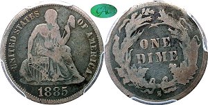 GFRC Open Set Registry - Copper Harbor 1885 Seated  10C