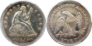 GFRC Open Set Registry - Piedmont 1838-1891 Seated  25C