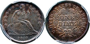 GFRC Open Set Registry - Sacandaga 1840 Seated No Drapery 10C