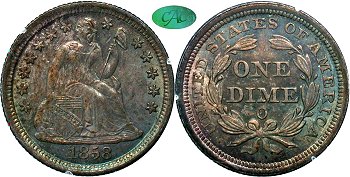 GFRC Open Set Registry - 400 Esplanade 1858 Seated  10C