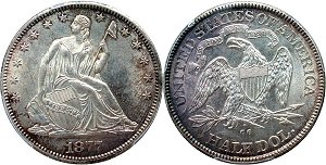 GFRC Open Set Registry - BL 1877 Seated  50C