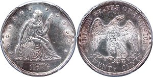 GFRC Open Set Registry - Piedmont 1875-1878 20Cent  20C