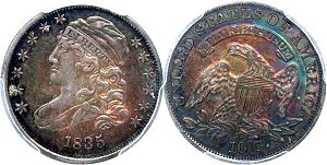 GFRC Open Set Registry - Bill Kelly 1828-1837 Capped Bust Sm Dent. 10C