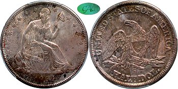 GFRC Open Set Registry - Newtown 1862 Seated  50C