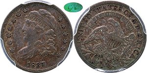 GFRC Open Set Registry - Long Island 1837 Capped Bust  5C