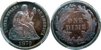 GFRC Open Set Registry - Sacandaga 1879 Seated  10C