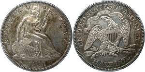 GFRC Open Set Registry - Badger Mountain 1871 Seated  50C