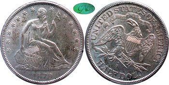 GFRC Open Set Registry - Newtown 1870 Seated  50C