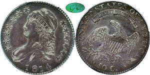 GFRC Open Set Registry - RCA 1814 Capped Bust  50C