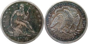 GFRC Open Set Registry - Wild and Wonderful in WV 1870 Seated  50C