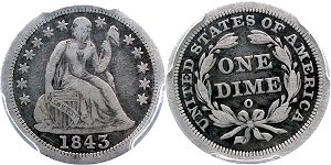 GFRC Open Set Registry - White Pine 1839-1891 Seated  10C