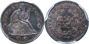 GFRC Open Set Registry - Piedmont 1838-1840 Seated No Drapery 5C