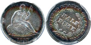 GFRC Open Set Registry - Sacandaga 1837 Seated Sm Date 5C