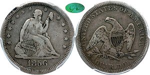 GFRC Open Set Registry - Mountain View 1856 Seated  25C