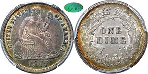 GFRC Open Set Registry - Tenafly 1877 Seated  10C