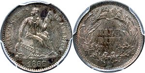 GFRC Open Set Registry - Wild and Wonderful in WV 1863-1873 Seated  5C