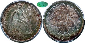 GFRC Open Set Registry - Newtown 1877 Seated  10C