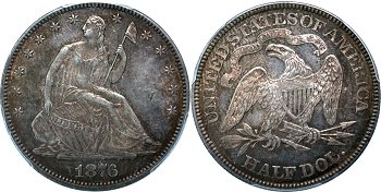 GFRC Open Set Registry - nacnud 1866-1891 Seated With Motto 50C