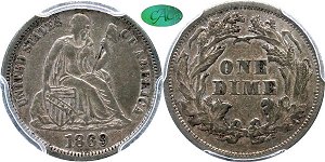 GFRC Open Set Registry - Copper Harbor 1869 Seated  10C