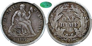 GFRC Open Set Registry - Tenafly 1867 Seated  10C