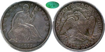 GFRC Open Set Registry - Newtown 1877 Seated  50C