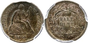 GFRC Open Set Registry - Dale Miller 1865 Seated  5C