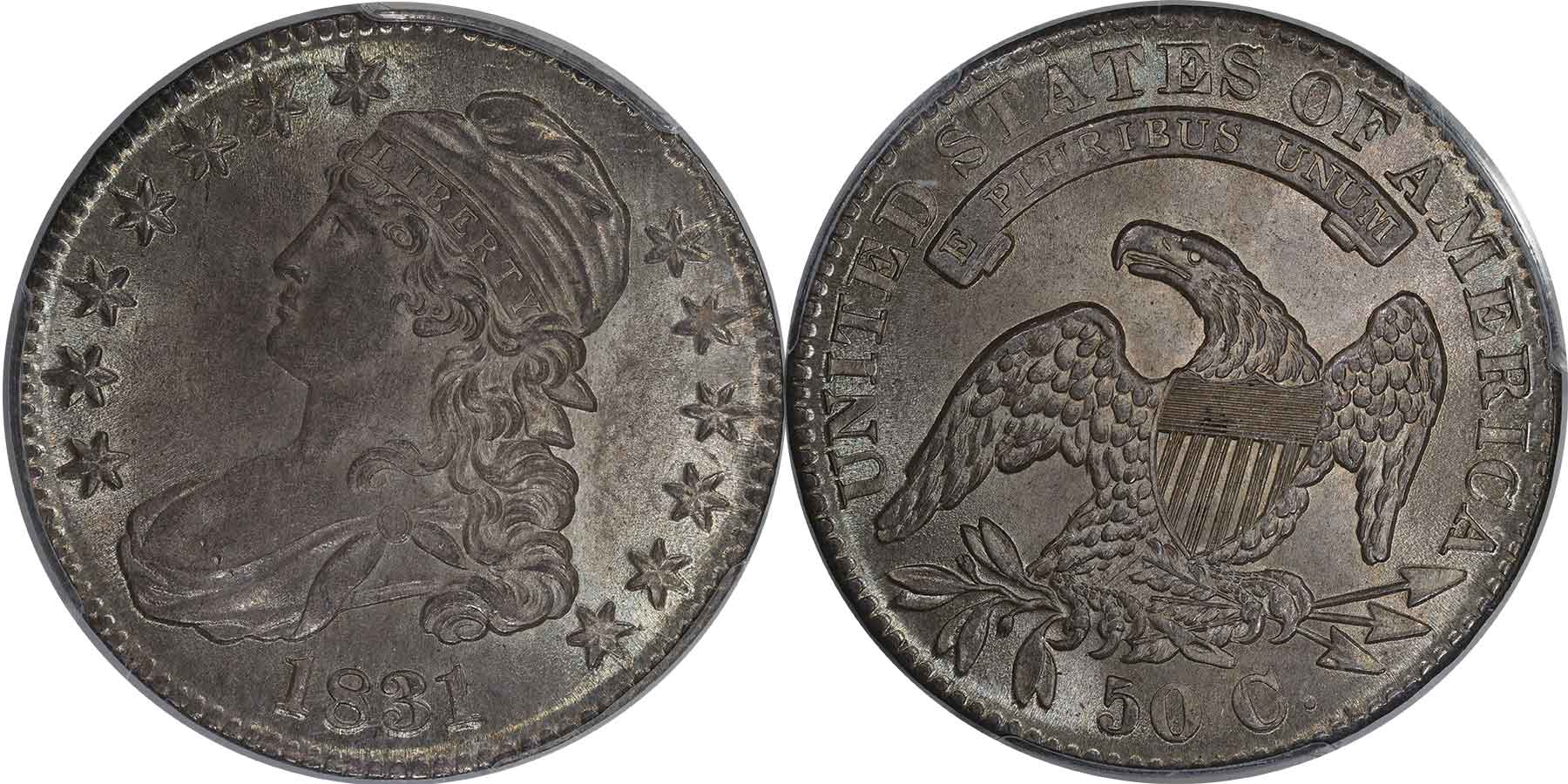 GFRC Open Set Registry - nacnud 1831 Capped Bust  50C