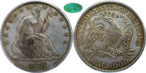 GFRC Open Set Registry - TGM 1876 Seated  50C