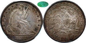 GFRC Open Set Registry - TGM 1878 Seated  50C