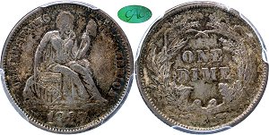 GFRC Open Set Registry - Wild and Wonderful in WV 1887 Seated  10C