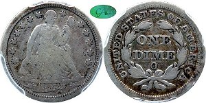GFRC Open Set Registry - Tony Alberts 1854 Seated  10C