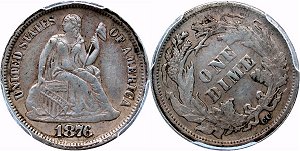 GFRC Open Set Registry - Dale Miller 1876 Seated  10C