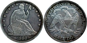 GFRC Open Set Registry - Greene 1880 Seated  50C