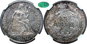 GFRC Open Set Registry - Copper Harbor 1878 Seated  10C