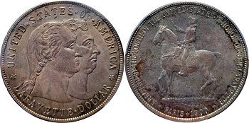 GFRC Open Set Registry - nacnud 1900 Early Commemorative Lafayette $1