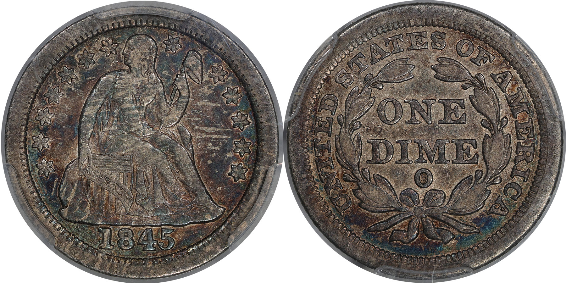 Seated 10C 1845O
