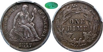 GFRC Open Set Registry - Piedmont 1877 Seated  10C