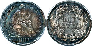 GFRC Open Set Registry - Woodley Place 1837-1891 Seated  10C