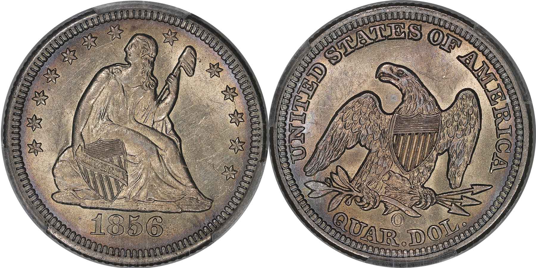 GFRC Open Set Registry - MIKE VERHULST 1856 Seated  25C