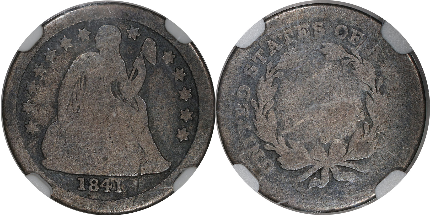 Seated 10C 1841O