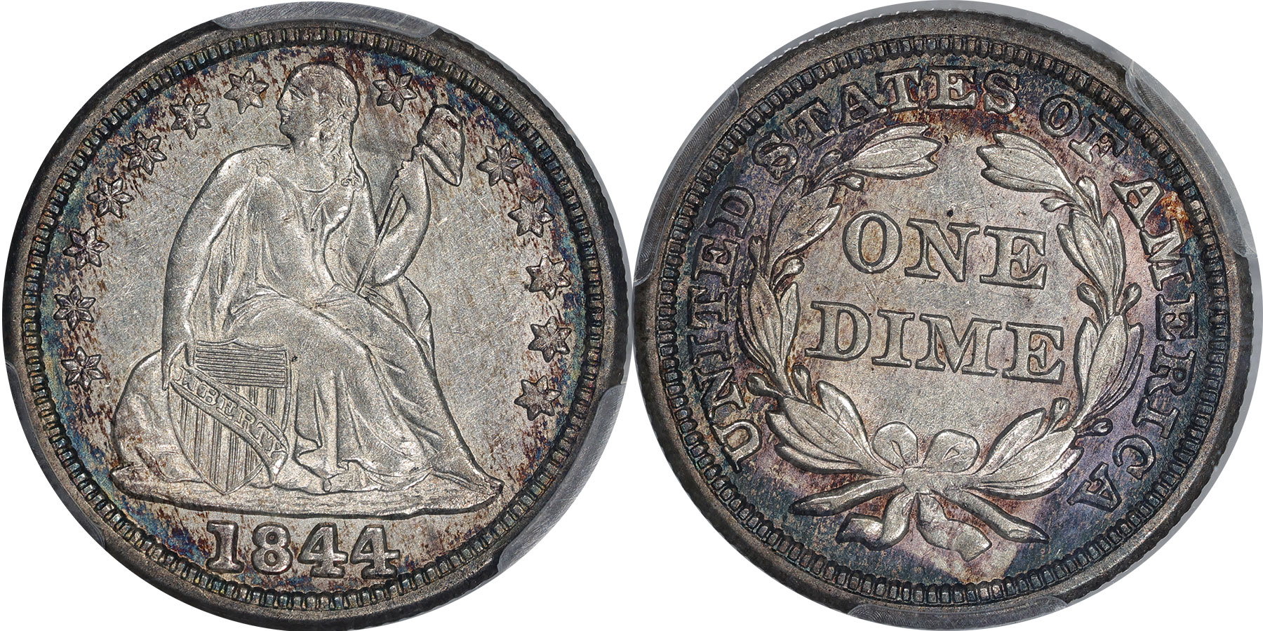 Seated 10C 1844