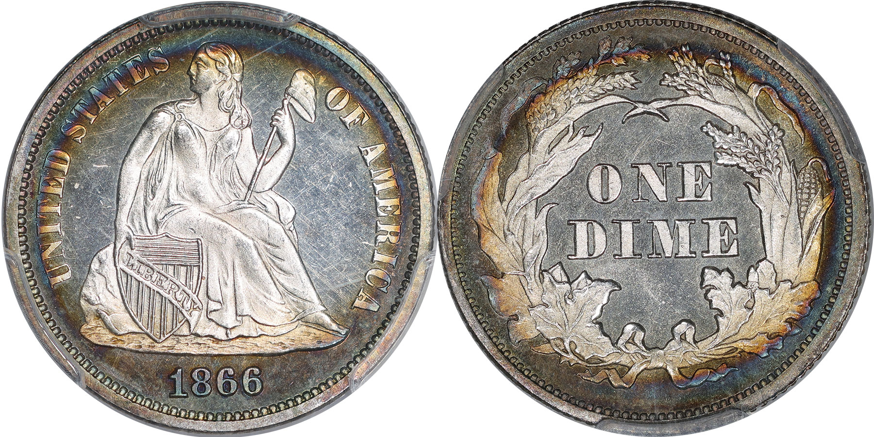Seated 10C 1866