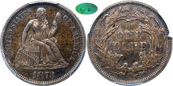 GFRC Open Set Registry - Sacandaga 1873 Seated No Arrows 10C