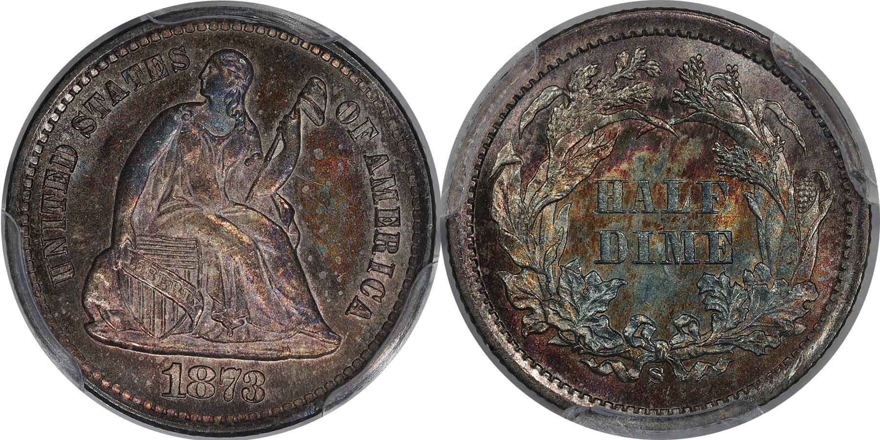 GFRC Open Set Registry - Forest Hill 1873 Seated  5C