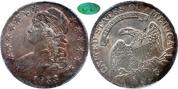 GFRC Open Set Registry - nacnud 1833 Capped Bust  50C