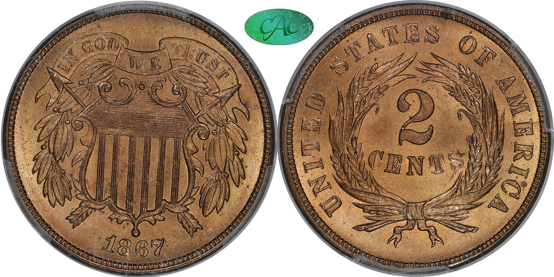 Early Copper 2C 1867