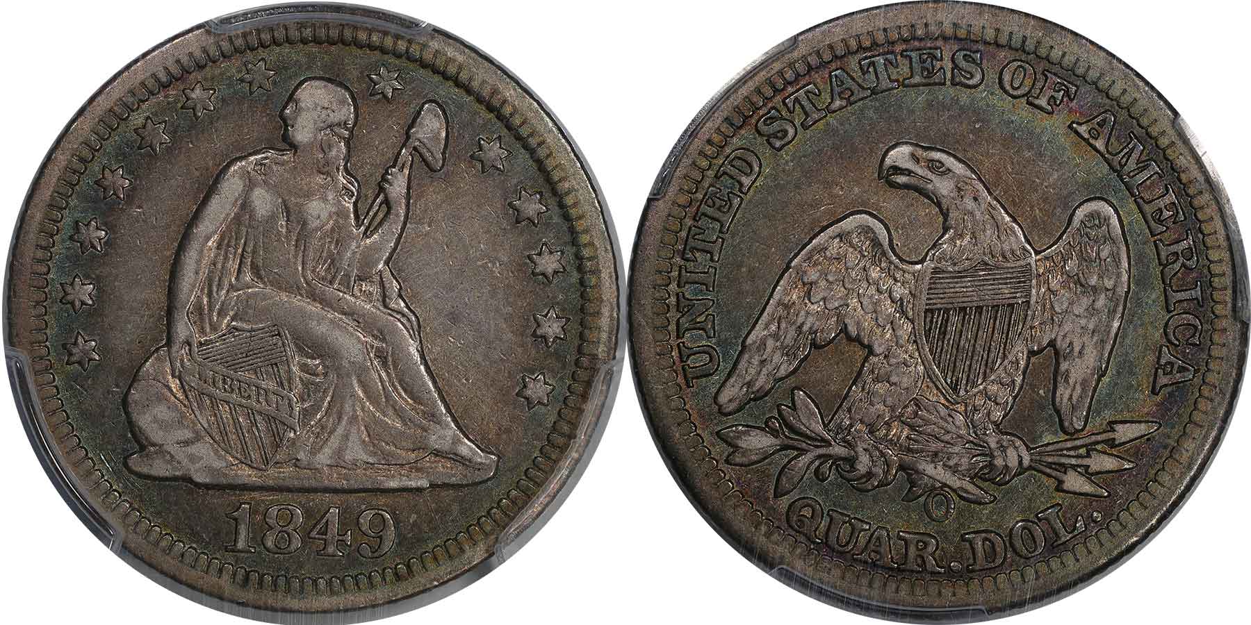 GFRC Open Set Registry - MIKE VERHULST 1849 Seated  25C